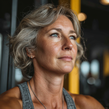 Aktive Senioren beim Wellness-Training