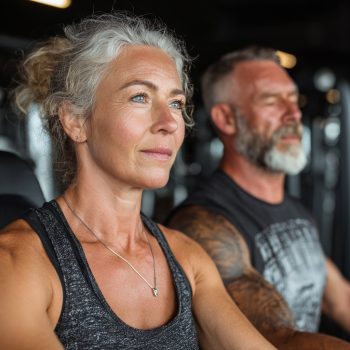 Senioren bei gesunden Aktivitäten